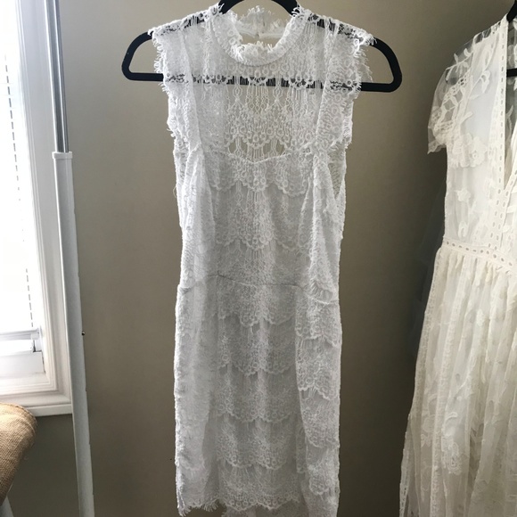 Free People - Daydream Bodycon Slip White - Picture 5 of 8